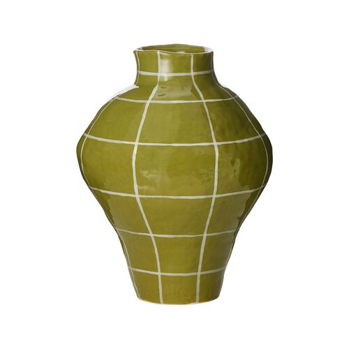 Amalfi Eden Check Vase